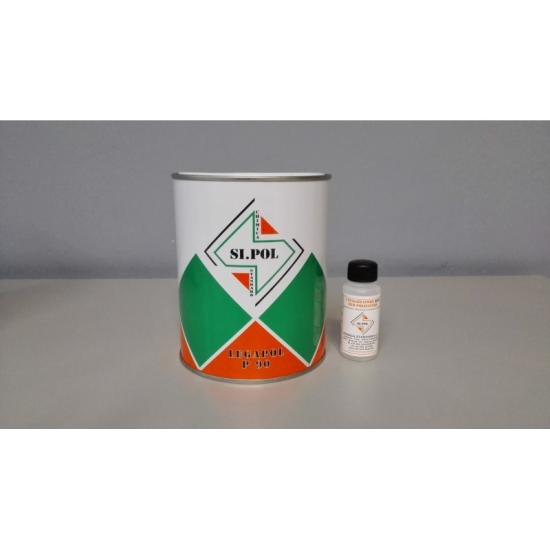 Resina poliestere p90 chimica standard 0,750 ml + catalizzatore, Colle,  resine, stucchi e sigillanti