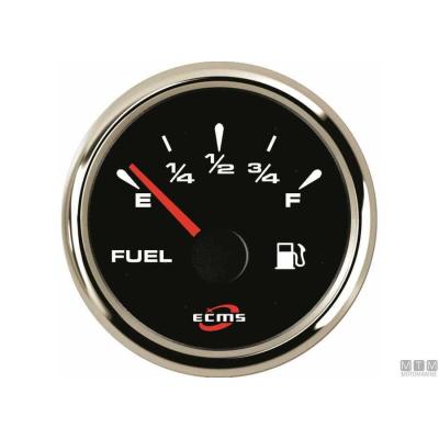 Indicatore Livello Carburante ECMS - Black Chrome