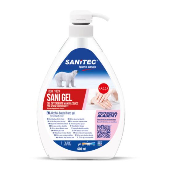 Sani Gel igienizzante mani Sanitec 600 ml.