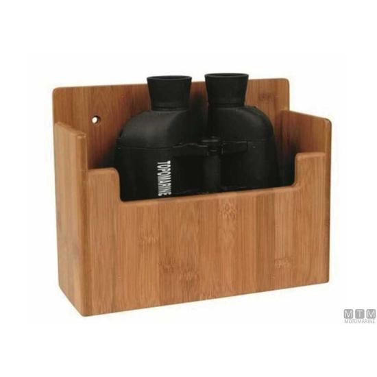 Contenitore porta-binocolo in legno Bamboo Marine System mm. 220x75xH175