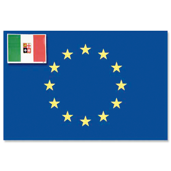 Bandiera Italia EU Stoffa